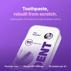 Purple Toothpaste Tablets
