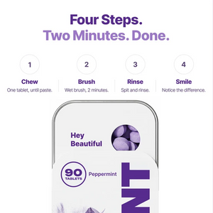 Purple Toothpaste Tablets