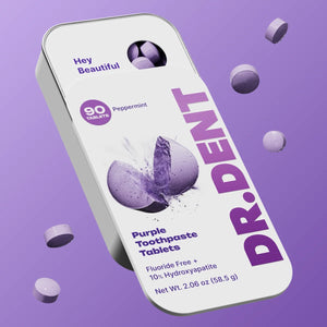 Purple Toothpaste Tablets
