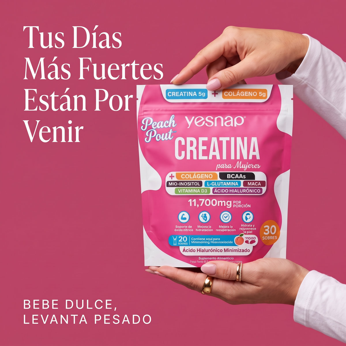 PeachPout Creatina para Mujeres